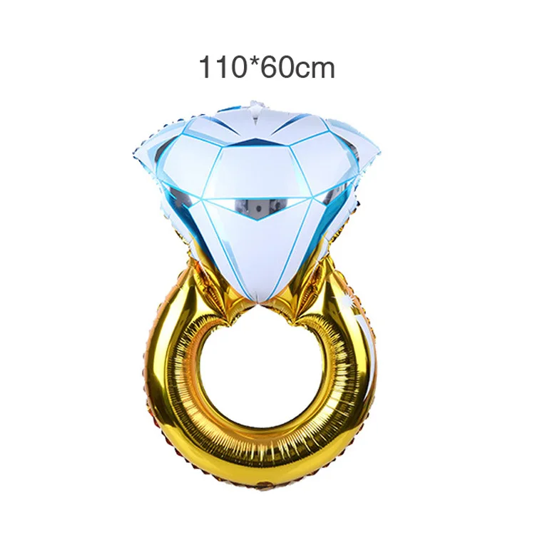110CM 5PCS/Lot Diamond Ring Helium Balloon Wholesale Valentine Foil Balloons Wedding Engagement Birthday Party Decoration
110CM 5PCS/Lot Diamond Ring Helium Balloon Wholesale Valentine Foil Balloons Wedding Engagement Birthday Party Decoration