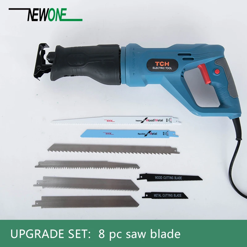 NEWONE 900W Reciprocating Saw Saber Saw Hand Saw Electric Power Saw for Cutting Wood Plastic Bone Meat With saw blades kit
NEWONE 900W Reciprocating Saw Saber Saw Hand Saw Electric Power Saw for Cutting Wood Plastic Bone Meat With saw blades kit