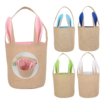 New Casual Easter Egg Bag Soft Cute Rabbit Bunny Ear Tote Fashion Barrel-Type Jute Handbags
New Casual Easter Egg Bag Soft Cute Rabbit Bunny Ear Tote Fashion Barrel-Type Jute Handbags