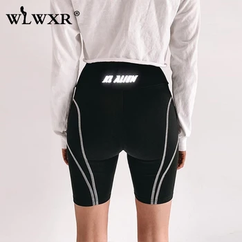 WLWXR Casual Reflective Black Summer Short Women Zipper Mini Fitness Biker Short Female Ladies Elastic High Waist Sexy Shorts
WLWXR Casual Reflective Black Summer Short Women Zipper Mini Fitness Biker Short Female Ladies Elastic High Waist Sexy Shorts