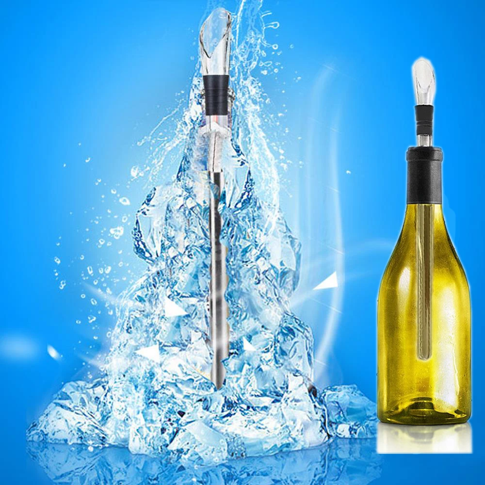 Stainless Steel Frozen Stick Ice Wine Cooler Chiller Stick with Wine Pourer Wine Cooling Stick Cooler Beer Bar with Retail Box
Stainless Steel Frozen Stick Ice Wine Cooler Chiller Stick with Wine Pourer Wine Cooling Stick Cooler Beer Bar with Retail Box