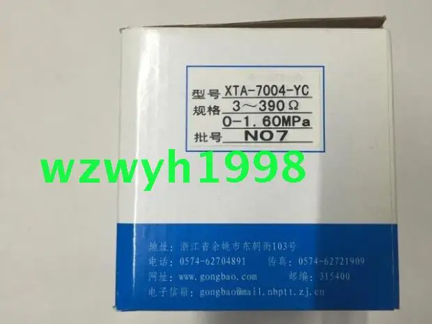 Genuine Yuyao Temperature Meter Factory XMT-7004YC intelligent pressure controller shelf XTA7000
Genuine Yuyao Temperature Meter Factory XMT-7004YC intelligent pressure controller shelf XTA7000