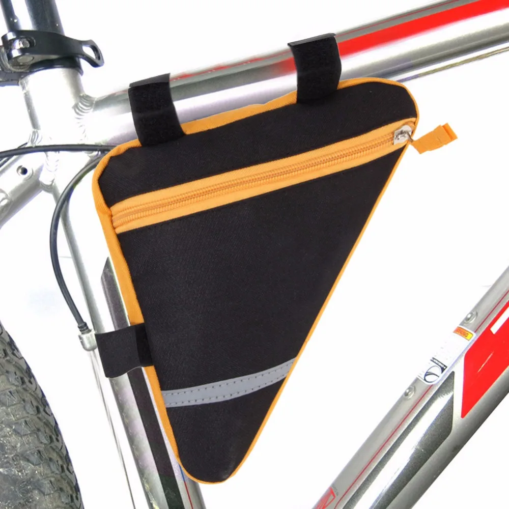 Upgrade 1.5L Outdoor Cycling Bicycle Triangle Front Tube Frame Bag with Reflective Strip Mountain Bike Pouch Holder Saddle Bag
Upgrade 1.5L Outdoor Cycling Bicycle Triangle Front Tube Frame Bag with Reflective Strip Mountain Bike Pouch Holder Saddle Bag