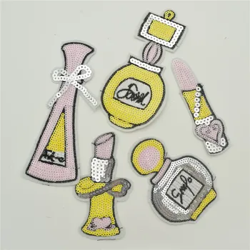 50 pcs Perfume bottle and makeup set iron on embroidered applique sequins pathes
50 pcs Perfume bottle and makeup set iron on embroidered applique sequins pathes