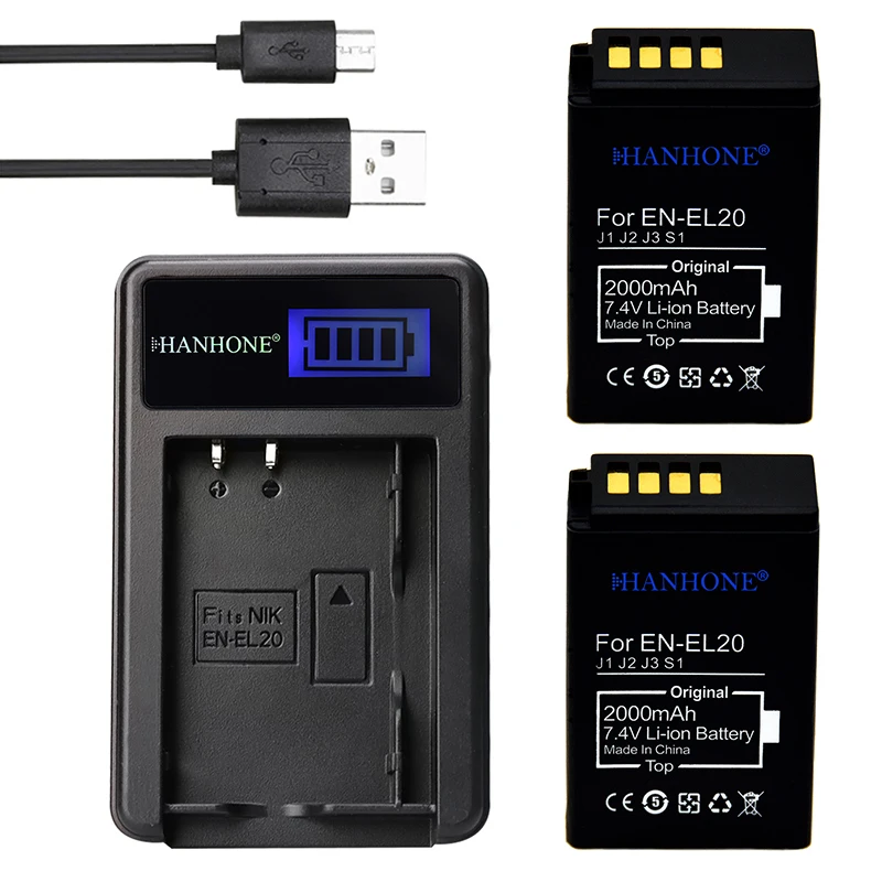 2PCS 2000mAh EN-EL20 ENEL20 Camera Batteries +LCD SUB Charger For Nikon EN-EL20a 1 S1 J1 J2 J3 Digital Camera BATTERY EN EL20
2PCS 2000mAh EN-EL20 ENEL20 Camera Batteries +LCD SUB Charger For Nikon EN-EL20a 1 S1 J1 J2 J3 Digital Camera BATTERY EN EL20