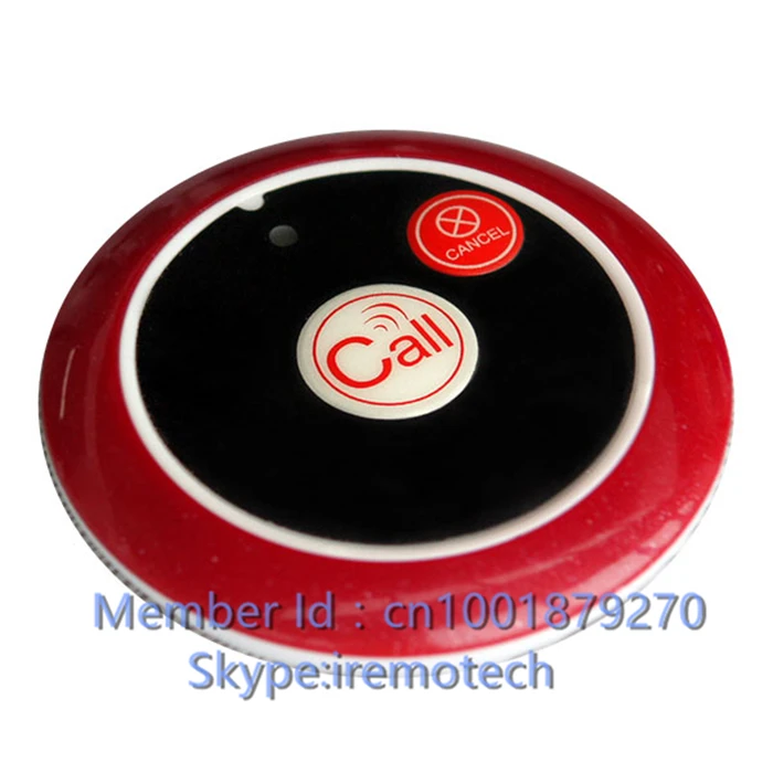 2-button wireless calling button , ultrathin and portable,Coffee waiter call and Restaurant call service
2-button wireless calling button , ultrathin and portable,Coffee waiter call and Restaurant call service