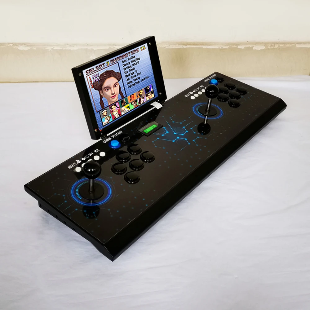 HD 2222 games Double game console,Pandora's Box 9D arcade board machine,joystick game controller, support VGA HDMI output
HD 2222 games Double game console,Pandora's Box 9D arcade board machine,joystick game controller, support VGA HDMI output