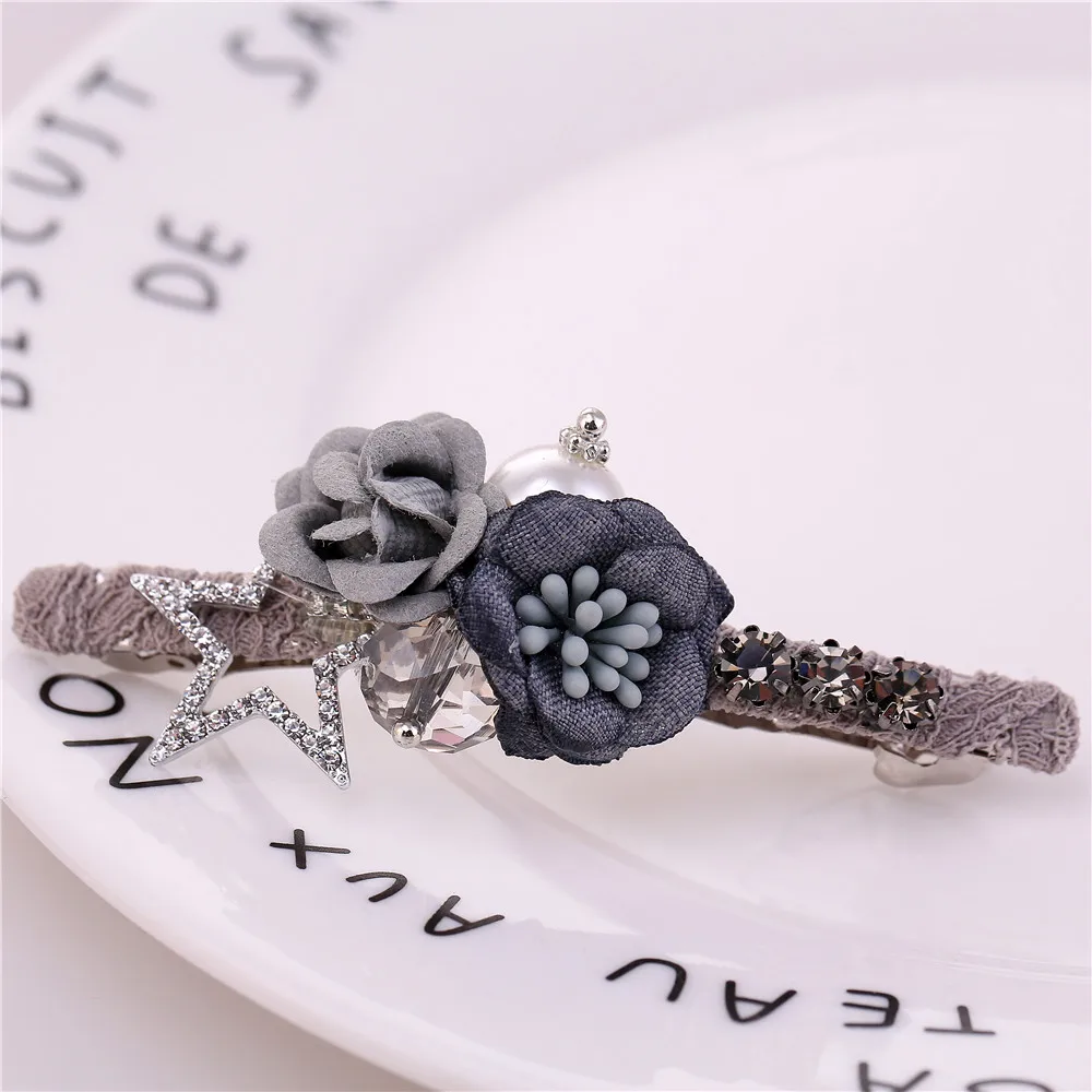 Hairpin Star Floral Pearl Hair Clip Fancyin Hair Accessories Elegant Barrettes Rhinestone For Women Bling Crystal Headwear
Hairpin Star Floral Pearl Hair Clip Fancyin Hair Accessories Elegant Barrettes Rhinestone For Women Bling Crystal Headwear