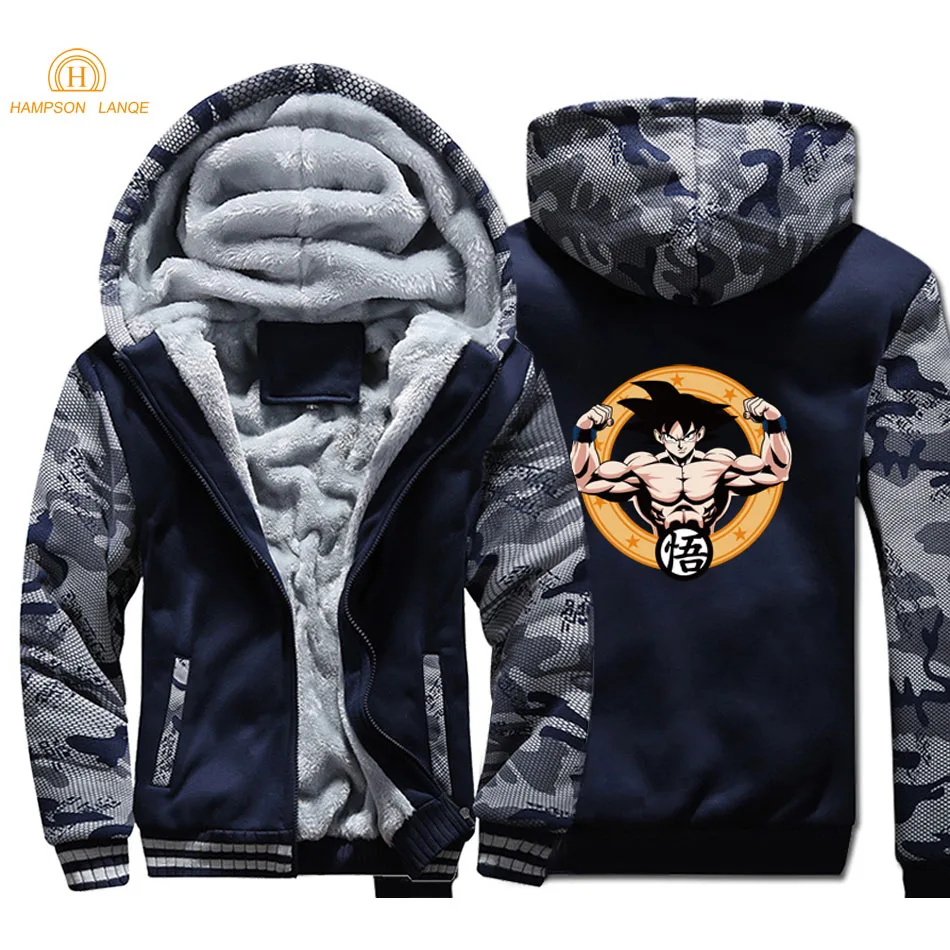 2019 Winter Camouflage Hoodies Men Anime Dragon Ball Z Gym-Clothing Harajuku Sweatshirts Warm Jackets Casual Slim Fit Sportswear
2019 Winter Camouflage Hoodies Men Anime Dragon Ball Z Gym-Clothing Harajuku Sweatshirts Warm Jackets Casual Slim Fit Sportswear
