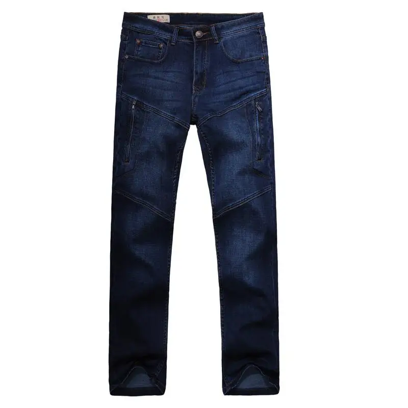 New Style Autumn Men's Stitching Zipper Straight Thin Blue Jeans Loose Casual Large Malelong Trousers Plus Size 40 42 44 46 48
New Style Autumn Men's Stitching Zipper Straight Thin Blue Jeans Loose Casual Large Malelong Trousers Plus Size 40 42 44 46 48