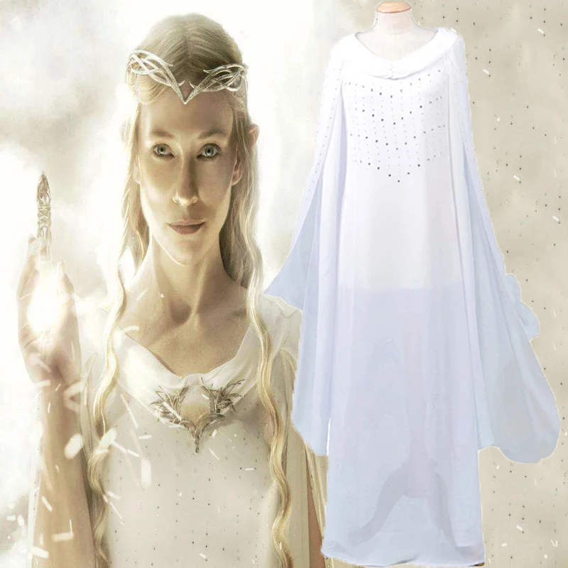 The Hobbit Cosplay Cosrume Lord Of The Rings Galadriel Cosplay Costume Elves Queen Dress Halloween Party Costumes Custom
The Hobbit Cosplay Cosrume Lord Of The Rings Galadriel Cosplay Costume Elves Queen Dress Halloween Party Costumes Custom