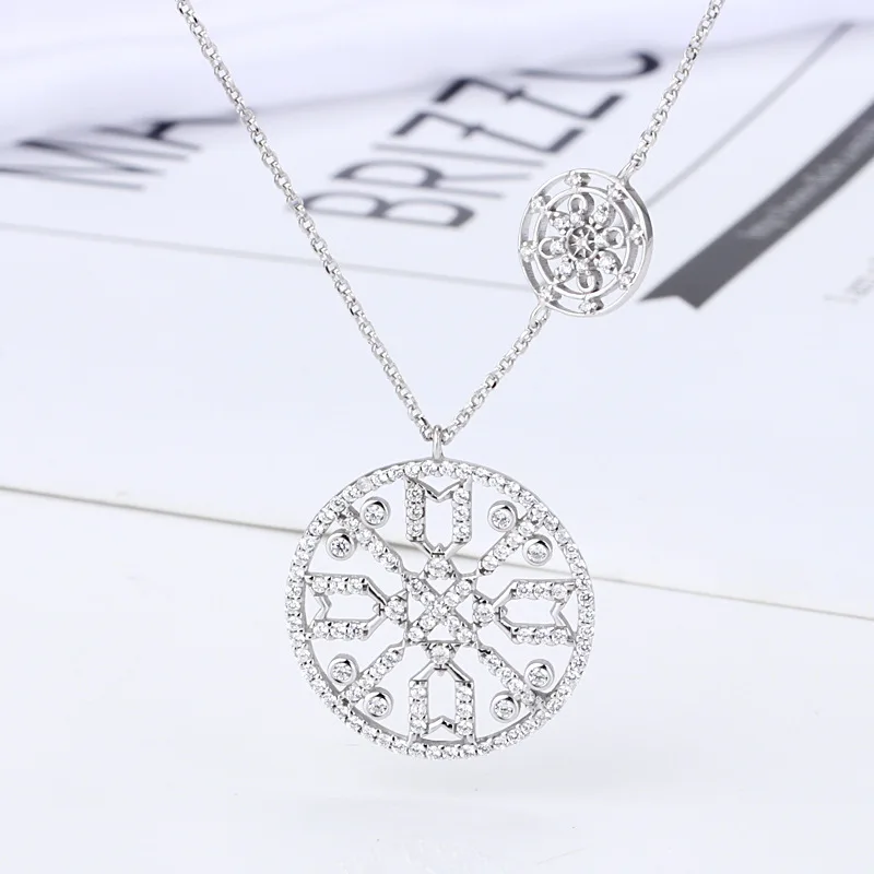 ZEF 925 sterling silver necklace, adjustable, new hollow totem high, fashion exquisite trend new charm ladies jewelry
ZEF 925 sterling silver necklace, adjustable, new hollow totem high, fashion exquisite trend new charm ladies jewelry