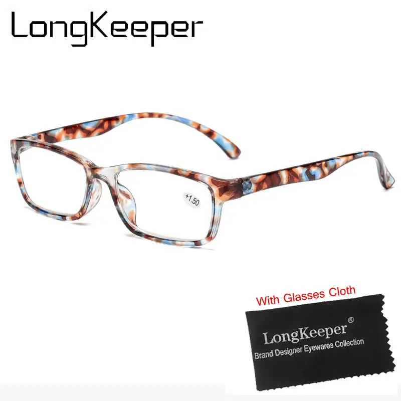 

LongKeeper Anti Blue Ray Light Eyeglasses Women Reading Glasses Presbyopia Diopter Hyperopia Prescription Eyewear