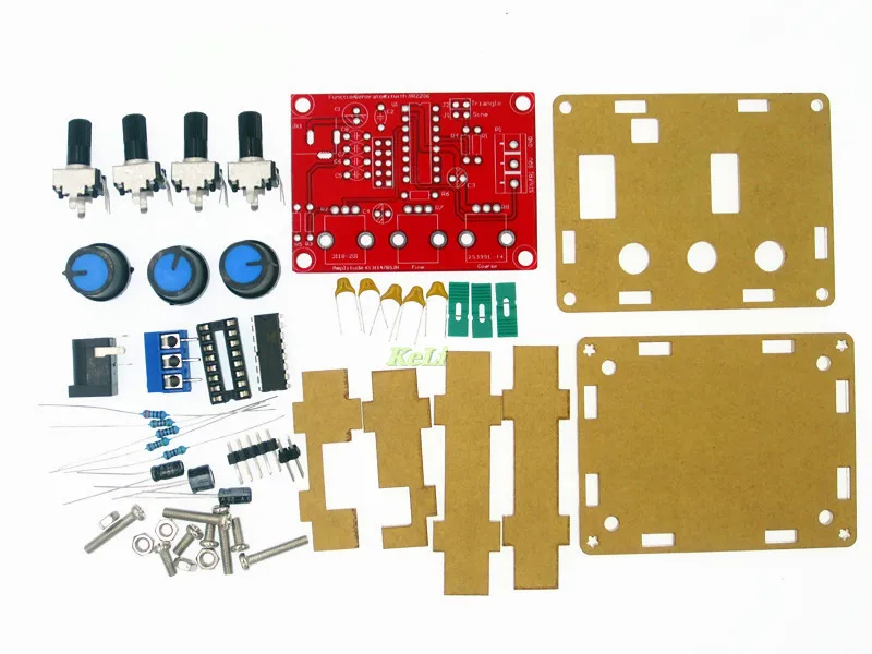 Function Signal Generator DIY Kit Sine/Triangle/Square Output 1Hz-1MHz Signal Generator Adjustable Frequency Amplitude XR2206
Function Signal Generator DIY Kit Sine/Triangle/Square Output 1Hz-1MHz Signal Generator Adjustable Frequency Amplitude XR2206