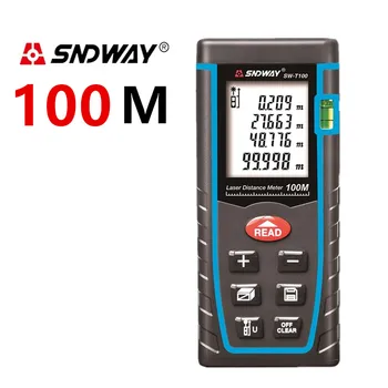 New T100 laser distance meter rangefinder 100m 328ft trena laser Bubble level range finder Building measure tape tester Tools
New T100 laser distance meter rangefinder 100m 328ft trena laser Bubble level range finder Building measure tape tester Tools