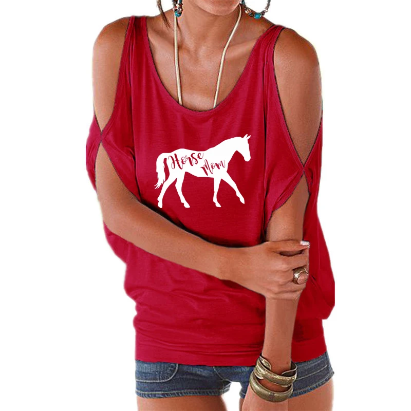 Cartoon Horse Mom Print Shirt Female Harajuku Off Shoulder Girlfriend Summer Casual Sleeveless Loose T-Shirt Women Hollow Femme
Cartoon Horse Mom Print Shirt Female Harajuku Off Shoulder Girlfriend Summer Casual Sleeveless Loose T-Shirt Women Hollow Femme