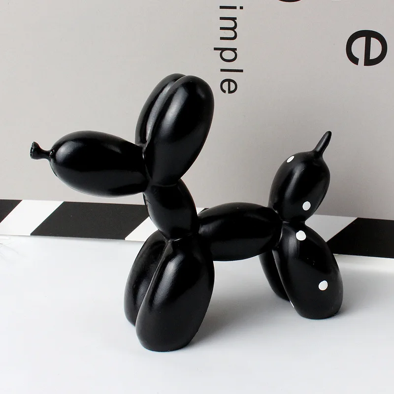 Симпатичный маленький воздушный шар собака полимерные ремесла скульптура