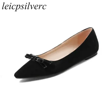 Women Flats Loafers Shoes Spring Autumn 2018 Sexy New Fashion Flock Pointed Toe Butterfly Knot Casual Office Wedding Party Black
Women Flats Loafers Shoes Spring Autumn 2018 Sexy New Fashion Flock Pointed Toe Butterfly Knot Casual Office Wedding Party Black