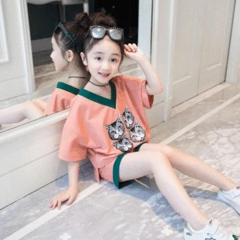 Girls Summer 12 New Fashion Suit 4 Korean Version 5 Little Girls 8 Summer 7 Children's Two-piece Suit 12 Years Old
Girls Summer 12 New Fashion Suit 4 Korean Version 5 Little Girls 8 Summer 7 Children's Two-piece Suit 12 Years Old