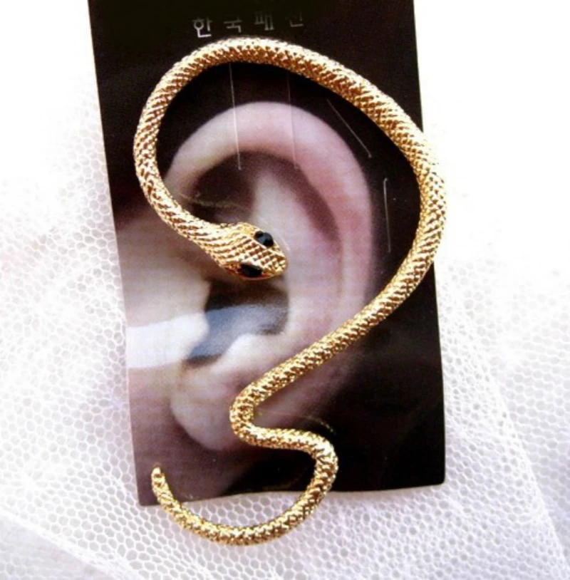 Vintage Punk Rock Earrings Night Club Statement Snake Gold Color Wrap Ear Cuff Earrings For Women Hyperbole Clip Earrings 1pcs
Vintage Punk Rock Earrings Night Club Statement Snake Gold Color Wrap Ear Cuff Earrings For Women Hyperbole Clip Earrings 1pcs