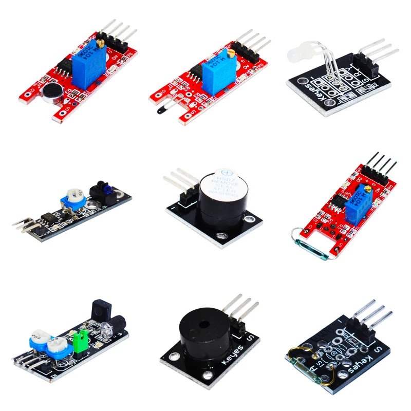New Ultimate 37 in 1 Sensor Module Kit for Raspberry Pi 3 compatible arduino uno r3 high quality diy kit without assortment box
New Ultimate 37 in 1 Sensor Module Kit for Raspberry Pi 3 compatible arduino uno r3 high quality diy kit without assortment box