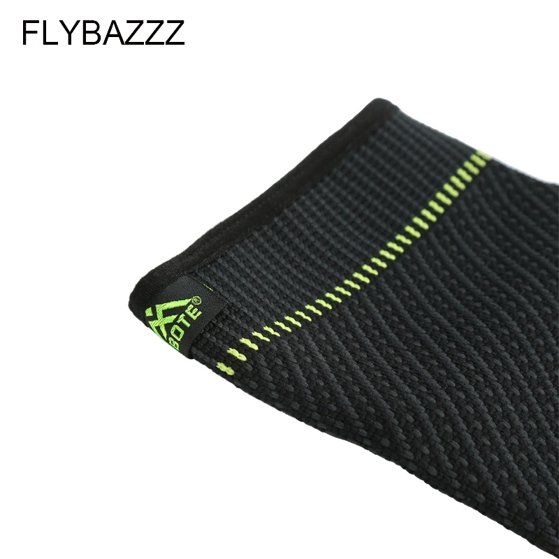 FLYBAZZZ New Style Elastic Shin Guard Calf Sleeve Protect Sports Compression Safety Protective Breathable Warm Leggings Running (3)
