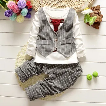 Boy baby clothes birthday gift brand casual sports suit sets for spring fall baby boys outfit plaid gentleman suit clothing sets
Boy baby clothes birthday gift brand casual sports suit sets for spring fall baby boys outfit plaid gentleman suit clothing sets