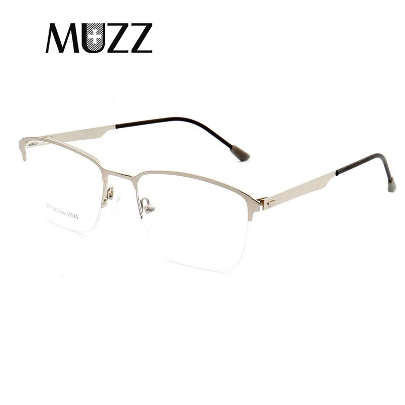 MUZZ Alloy Screwless Glasses Frame Men Ultralight High Quality Prescription Eyeglasses Retro Square half frame Optical Eyewear
MUZZ Alloy Screwless Glasses Frame Men Ultralight High Quality Prescription Eyeglasses Retro Square half frame Optical Eyewear