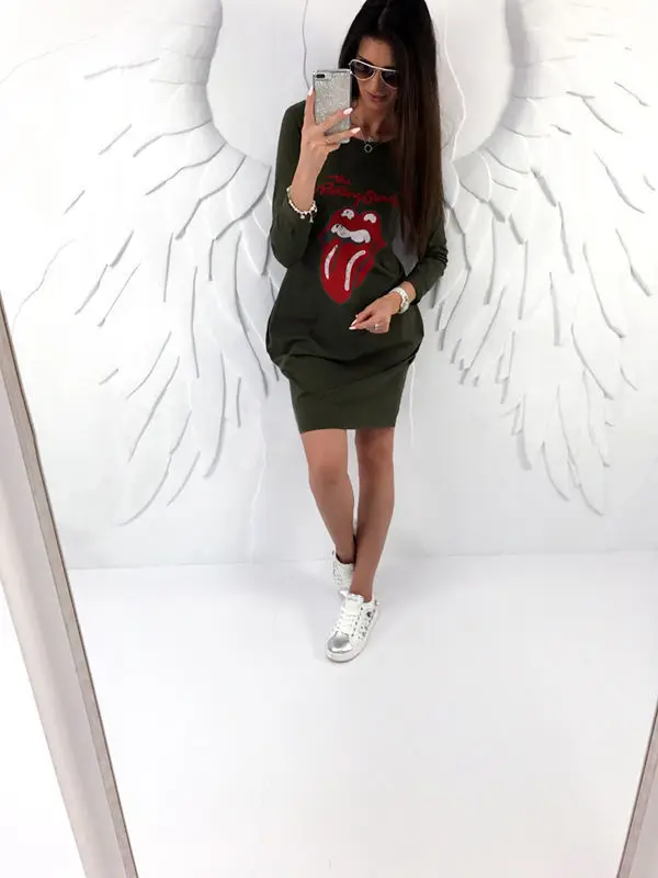 new fashion spring women o-neck woman dress long sleeve cotton blend casual loose print cartoon female dresses
new fashion spring women o-neck woman dress long sleeve cotton blend casual loose print cartoon female dresses