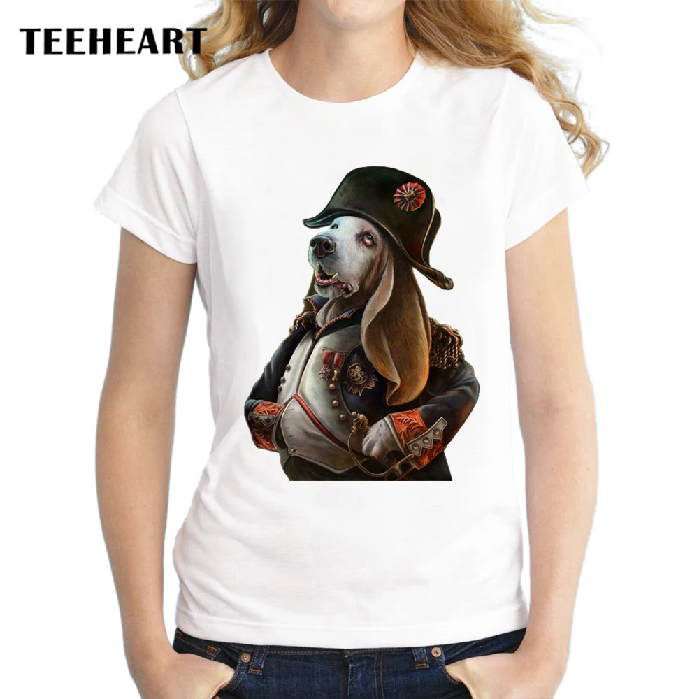 Teeheart 2017 Новая мода бренд Красивый живот собаки Earl печати женский футболка с
