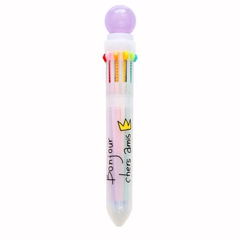 Creative Cute Candy Color Multi 10 Color Ballpoint Pen Writing School Supplies Ballpoint Pen
Creative Cute Candy Color Multi 10 Color Ballpoint Pen Writing School Supplies Ballpoint Pen