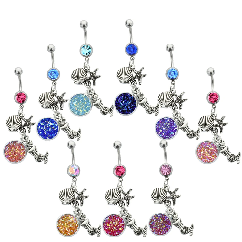 2019 Bohemian Piercing Ombligo Body Jewelry Mermaid Navel Piercings Stainless Steel Navel & Bell Button Rings for Women Bikini
2019 Bohemian Piercing Ombligo Body Jewelry Mermaid Navel Piercings Stainless Steel Navel & Bell Button Rings for Women Bikini