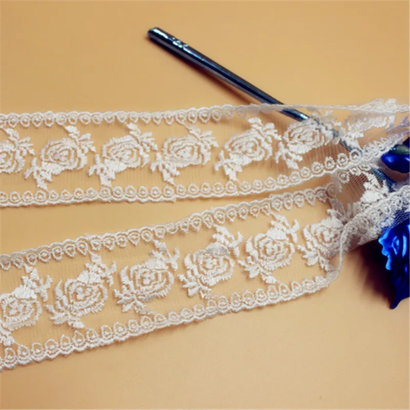 12 yard 4.5cm 1.77" wide ivory gauze mesh tulle rayon embroidered tapes lace trim ribbon fabric 60348QL4K23
12 yard 4.5cm 1.77" wide ivory gauze mesh tulle rayon embroidered tapes lace trim ribbon fabric 60348QL4K23