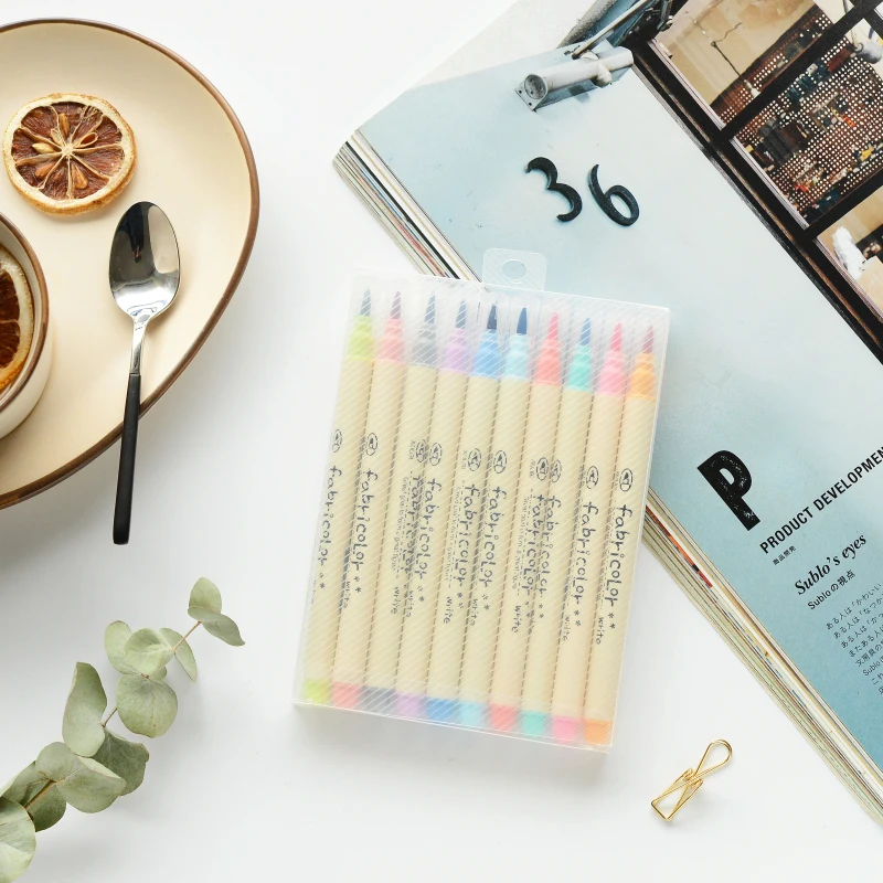 10 Color brush pen Calligraphy writing signature marker pens School Drawing manga Scrapbooking Stationery Art supplies CB805
10 Color brush pen Calligraphy writing signature marker pens School Drawing manga Scrapbooking Stationery Art supplies CB805