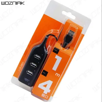 Wozniak 4 Ports USB 2.0 Interface Splitter Expansion Interface HUB Ports Converter Computer Laptop Notebook
Wozniak 4 Ports USB 2.0 Interface Splitter Expansion Interface HUB Ports Converter Computer Laptop Notebook