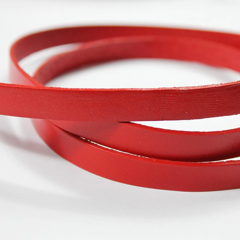 1 Yard 10mmx2mm Red Coated Genuine Cow Hide Leather Strip, 10mm Wide Flat Leather Band for Diy Bracelet Necklace Jewelry 
1 Yard 10mmx2mm Red Coated Genuine Cow Hide Leather Strip, 10mm Wide Flat Leather Band for Diy Bracelet Necklace Jewelry