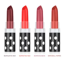 4 Warna Natural Lipstik Matte Melembabkan Tidak Tetap Piala Tahan Air Tahan Lama Lipstik Matte Lipstik Kecantikan Bibir Kosmetik G521(China)
