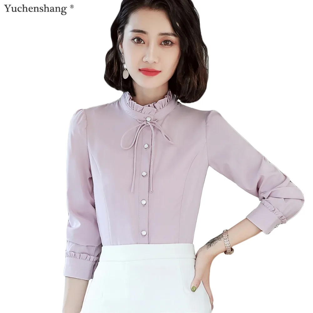 new women work wear full sleeve fashion bow blouse shirt for office lady 2018 white pink blue solid
new women work wear full sleeve fashion bow blouse shirt for office lady 2018 white pink blue solid
