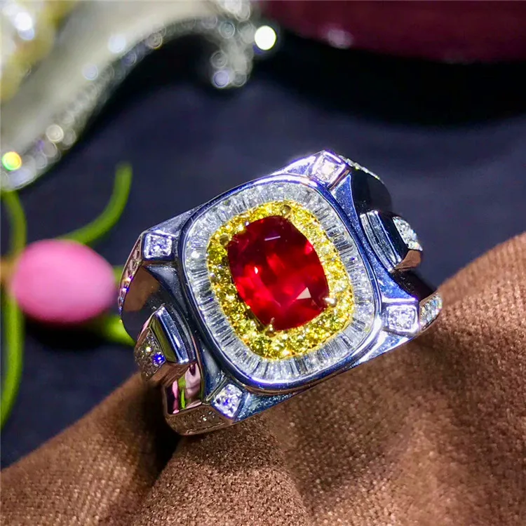 Luxury Male Female Crystal Red Stone Engagement Ring Fashion Big Silver Gold Finger Ring Vintage Wedding Rings For Women
Luxury Male Female Crystal Red Stone Engagement Ring Fashion Big Silver Gold Finger Ring Vintage Wedding Rings For Women