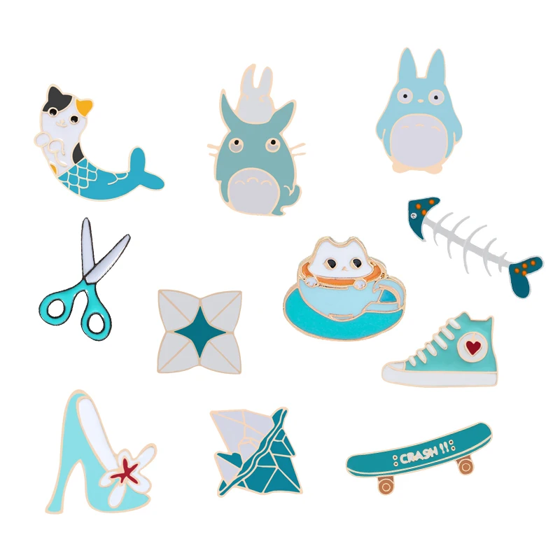 Lovely Cartoon Brooch Totoro Cat Skateboard Shoes Icons Enamel Pins WomenJackets Corsage Hat Button Badge Pin Kids Jewelry Gifts
Lovely Cartoon Brooch Totoro Cat Skateboard Shoes Icons Enamel Pins WomenJackets Corsage Hat Button Badge Pin Kids Jewelry Gifts