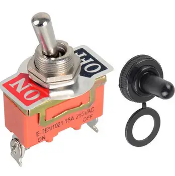 1Pc Orange E-TEN 1021 Heavy Duty SPST 2 Terminal ON/OFF Toggle Switch & Waterproof Cap VE186 P0.11
1Pc Orange E-TEN 1021 Heavy Duty SPST 2 Terminal ON/OFF Toggle Switch & Waterproof Cap VE186 P0.11