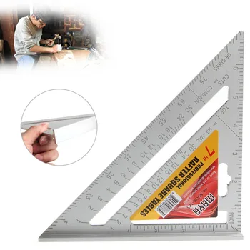 7" Square Carpenter's Measuring Ruler Layout Tool Triangle Angle Protractor New Measuring Gauging Tools 
7" Square Carpenter's Measuring Ruler Layout Tool Triangle Angle Protractor New Measuring Gauging Tools