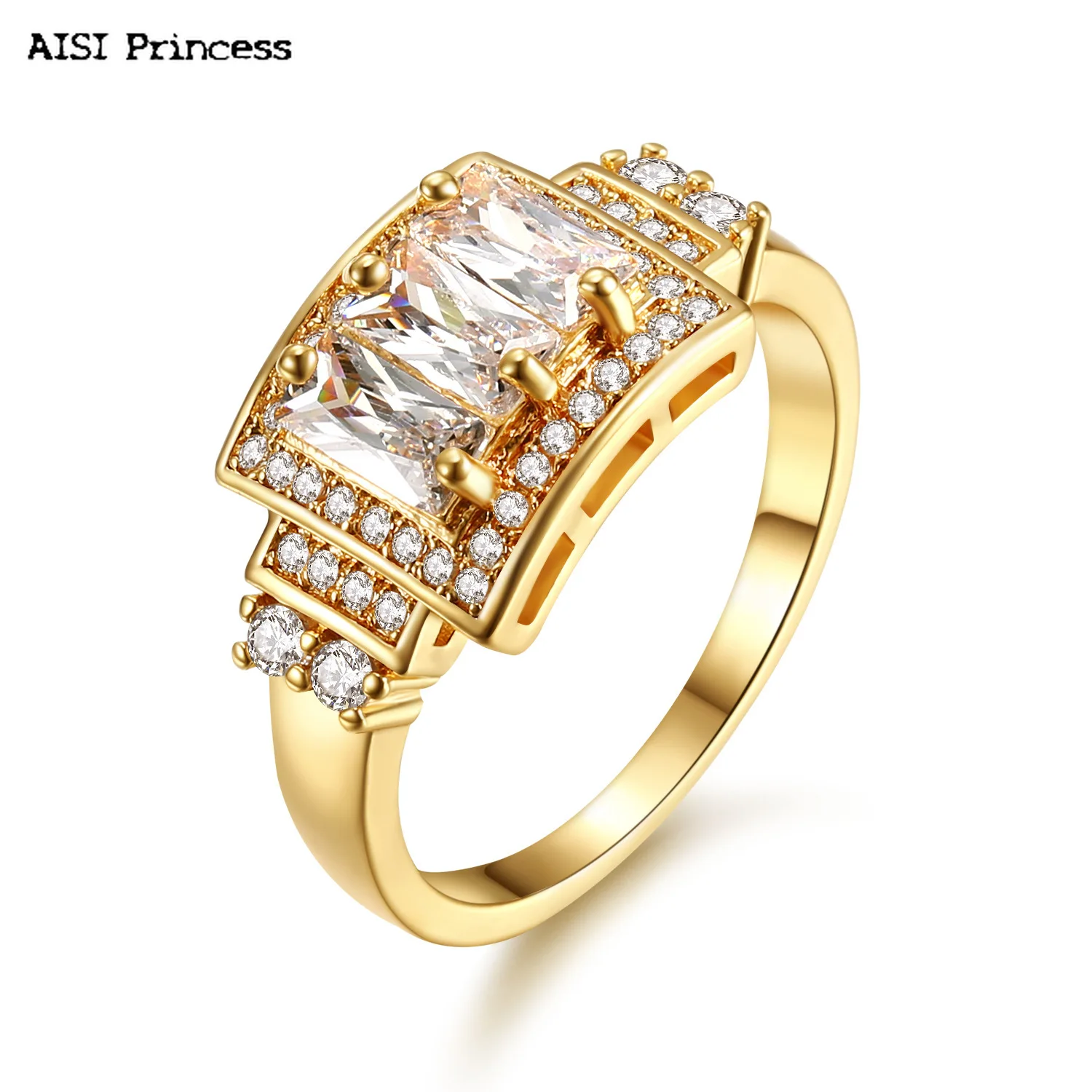 New Products Square AAA Zircon Ring Temperament Luxury Lady's Ring Micro-Inlaid Cubic Zirconia Fashion Wedding Ring
New Products Square AAA Zircon Ring Temperament Luxury Lady's Ring Micro-Inlaid Cubic Zirconia Fashion Wedding Ring