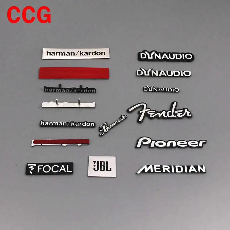 6pcs 3D Fashion harman/kardon pioneer JBL MERIDIAN Dynaudio Fender Focal Hi-Fi car audio Speaker Badge Creative Emblem sticker
6pcs 3D Fashion harman/kardon pioneer JBL MERIDIAN Dynaudio Fender Focal Hi-Fi car audio Speaker Badge Creative Emblem sticker