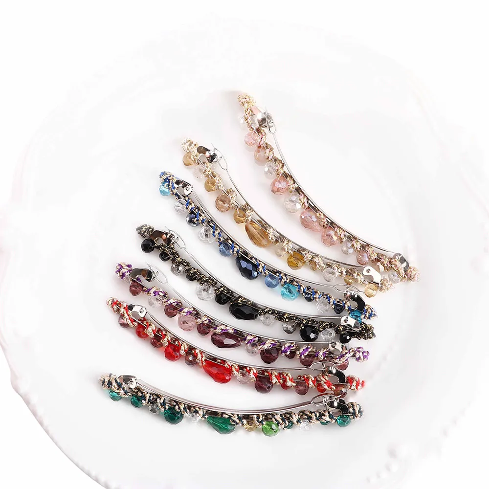 Elegant Crystal Rhinestone Hairpin For Women Girls Pearl Bling Headwear Fashion Hair Clip Hair Accessories Ladies Gifts
Elegant Crystal Rhinestone Hairpin For Women Girls Pearl Bling Headwear Fashion Hair Clip Hair Accessories Ladies Gifts