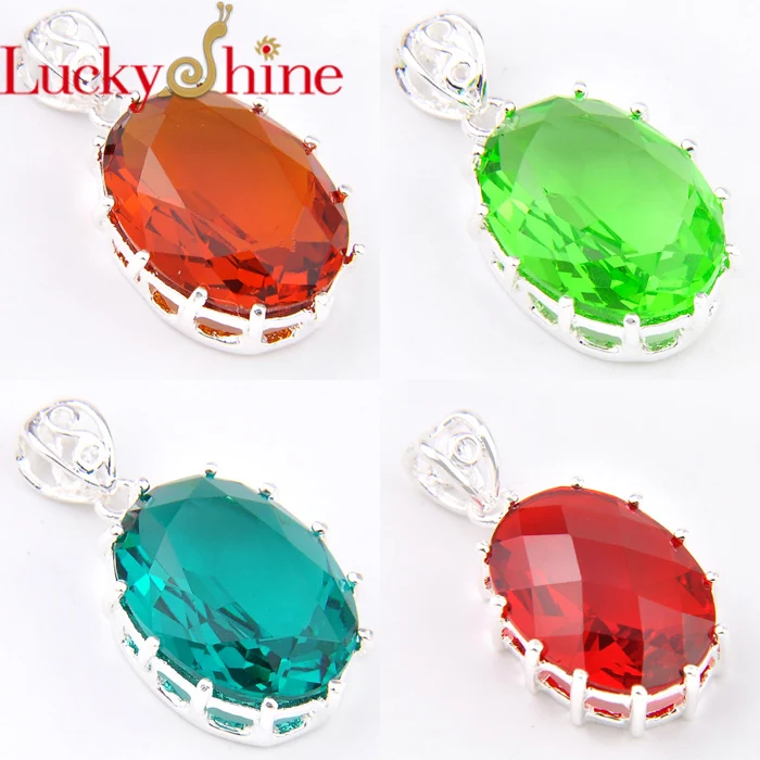 Luckyshine Mix 4PCS Fire Multi-Colored Cubic Zirconia Silver Plated Wedding Pendants Russia USA Australia Pendants for Necklaces
Luckyshine Mix 4PCS Fire Multi-Colored Cubic Zirconia Silver Plated Wedding Pendants Russia USA Australia Pendants for Necklaces