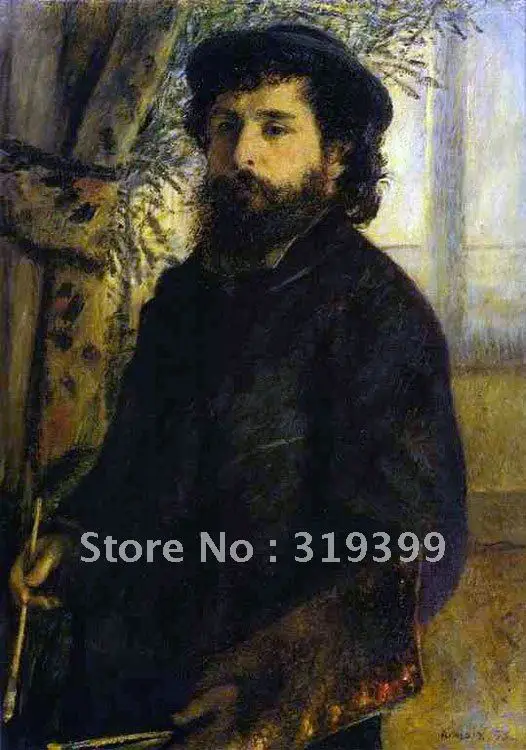 Oil Painting Reproduction on linen canvas,portrait of claude monet by pierre auguste renoir,Free DHL Shipping, 100% handmade 
Oil Painting Reproduction on linen canvas,portrait of claude monet by pierre auguste renoir,Free DHL Shipping, 100% handmade
