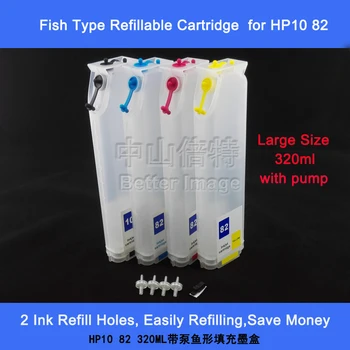 INK WAY 4PCS XXL refillable cartridge for hp10 82 ,Fish Type Refillable Cartridge with pump
INK WAY 4PCS XXL refillable cartridge for hp10 82 ,Fish Type Refillable Cartridge with pump