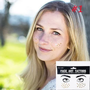 1pack Frecks Flash tattoo Fashion Waterproof Love pattern Freckles Gold Face Tattoo Beauty Make Up Body Art Stickers eye decals
1pack Frecks Flash tattoo Fashion Waterproof Love pattern Freckles Gold Face Tattoo Beauty Make Up Body Art Stickers eye decals