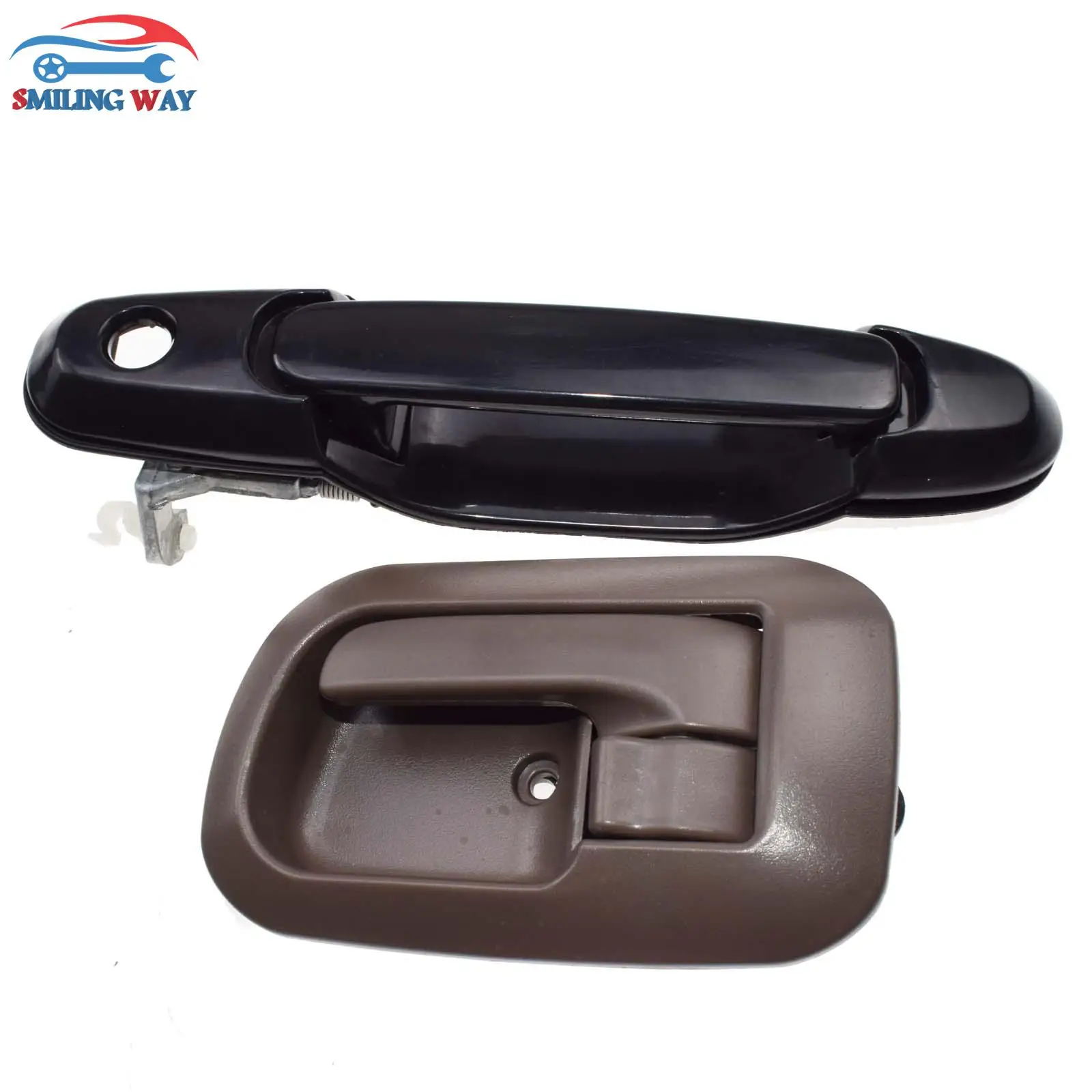SMILING WAY# 2pcs Black Outside & Beige or Brown Inside Door Handle Front Rear Left Right For Toyota Sienna 1998-2003
SMILING WAY# 2pcs Black Outside & Beige or Brown Inside Door Handle Front Rear Left Right For Toyota Sienna 1998-2003